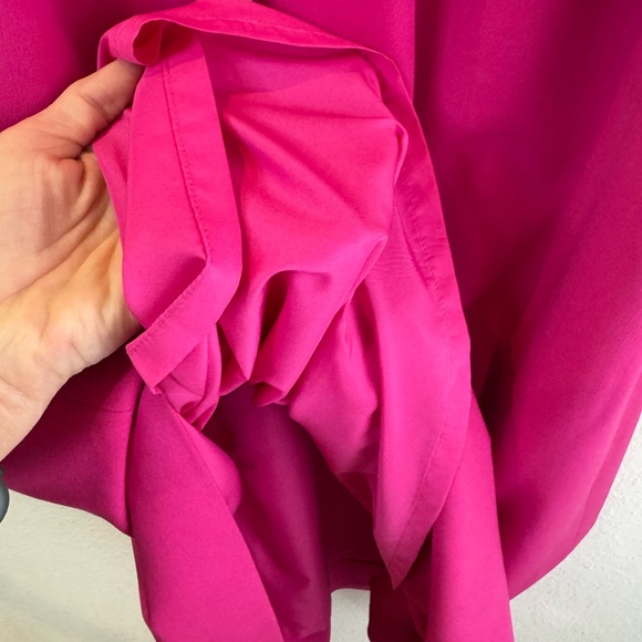 J. CREW Ruffle Neck Shift Midi Dress - Picture 8 of 15